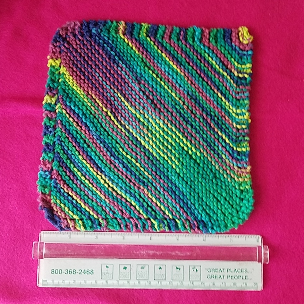 100 percent cotton handmade washcloths each at 10. - Picture 2 of 8